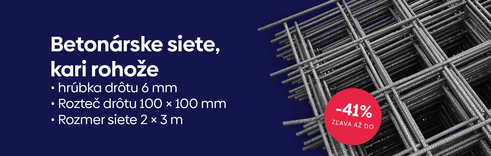 Betonárske siete, kari rohože 6/10x10